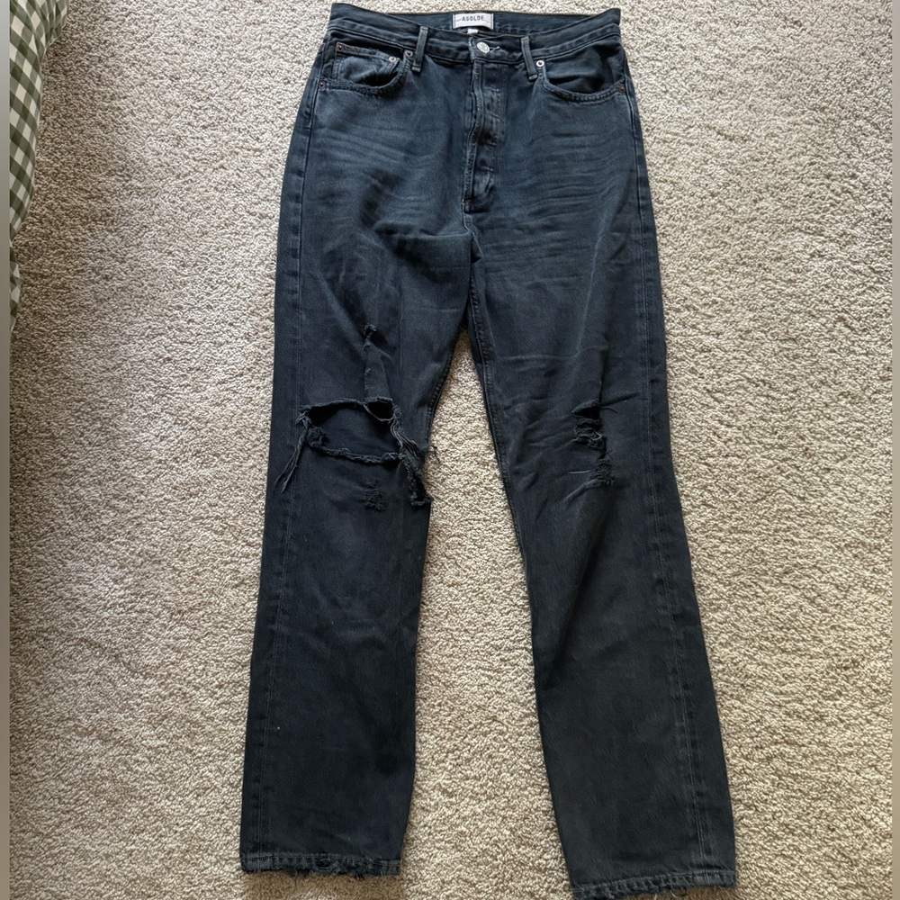 Agolde 90s pinch waist ripped jeans